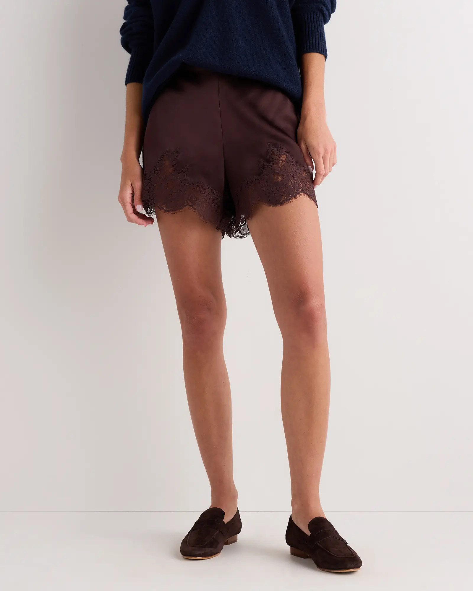100% Washable Silk Lace Shorts | Quince
