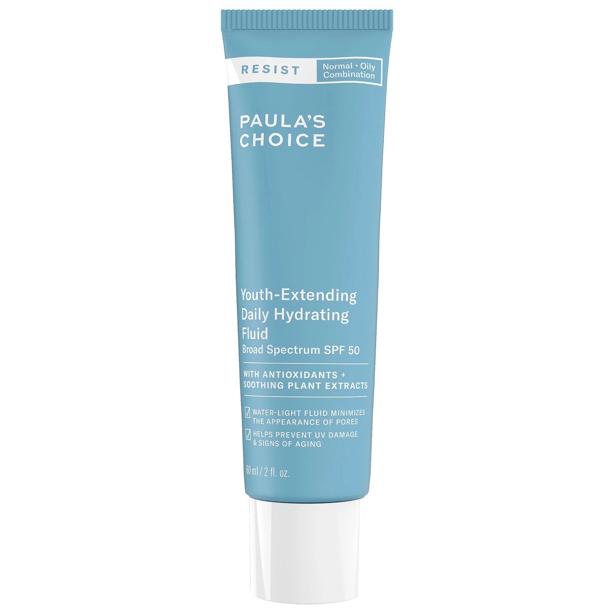 Paula's Choice RESIST Youth-Extending Daily Hydrating Fluid SPF 50 2 oz/ 60 mL | Sephora (US)