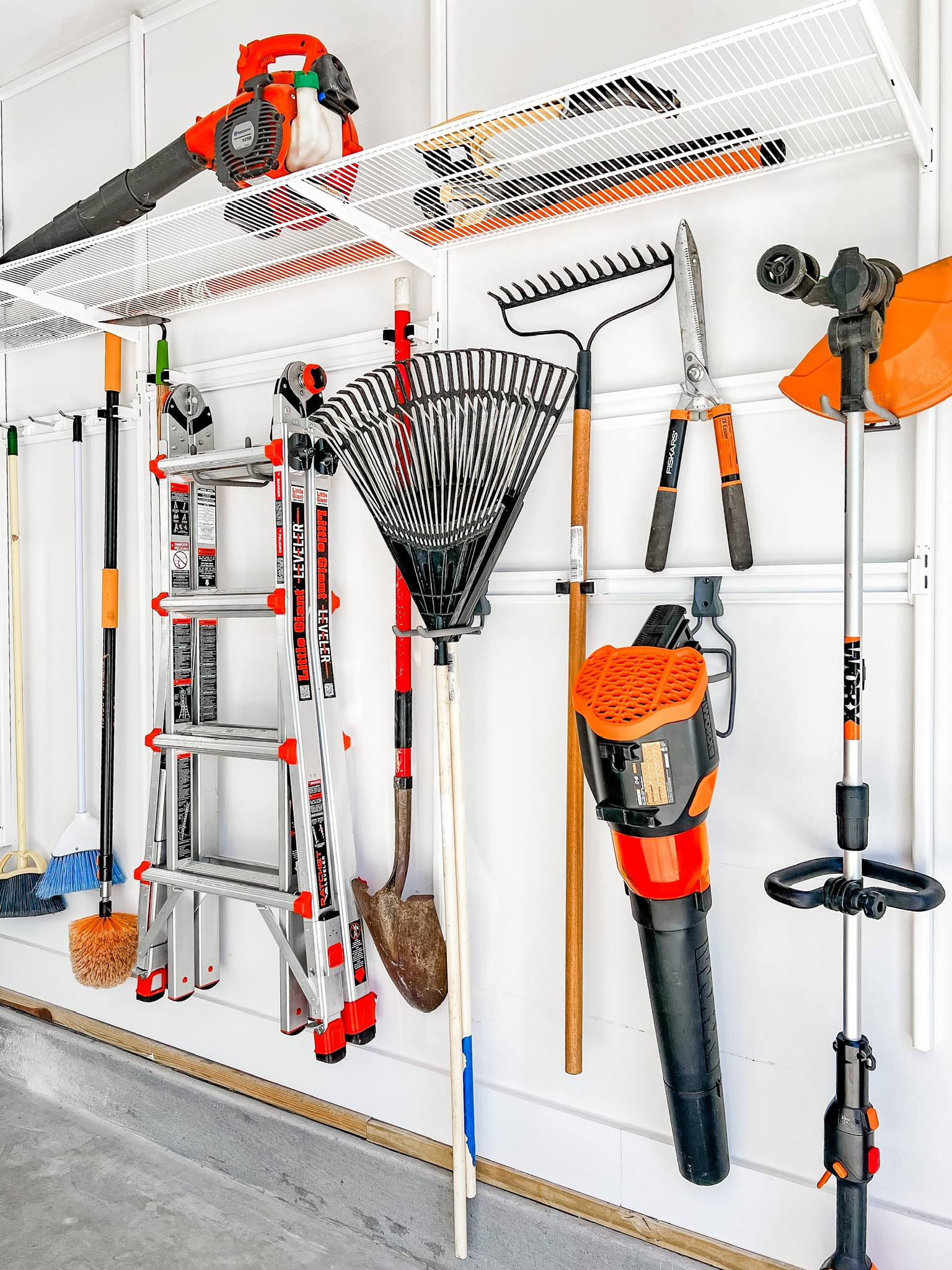 #garagegoals 😍 All the big tools neatly spaced! 

#LTKhome #LTKfamily #LTKSeasonal