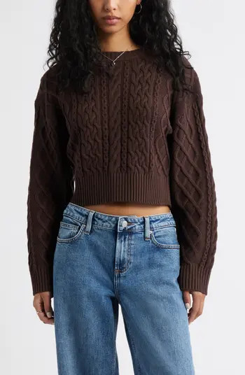 BP. Cable Pullover Sweater | Nordstrom | Nordstrom