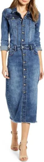 Wash Lab Denim Piece Dyed Denim Dress | Nordstrom | Nordstrom