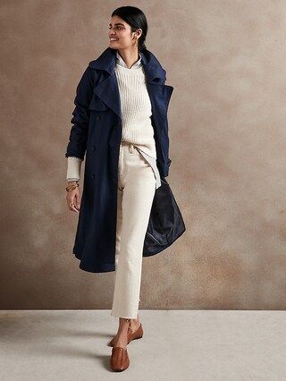 Cotton Twill Trench | Banana Republic Factory