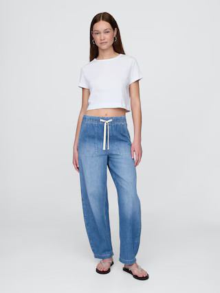 High Rise Easy Barrel Jeans | Gap (US)