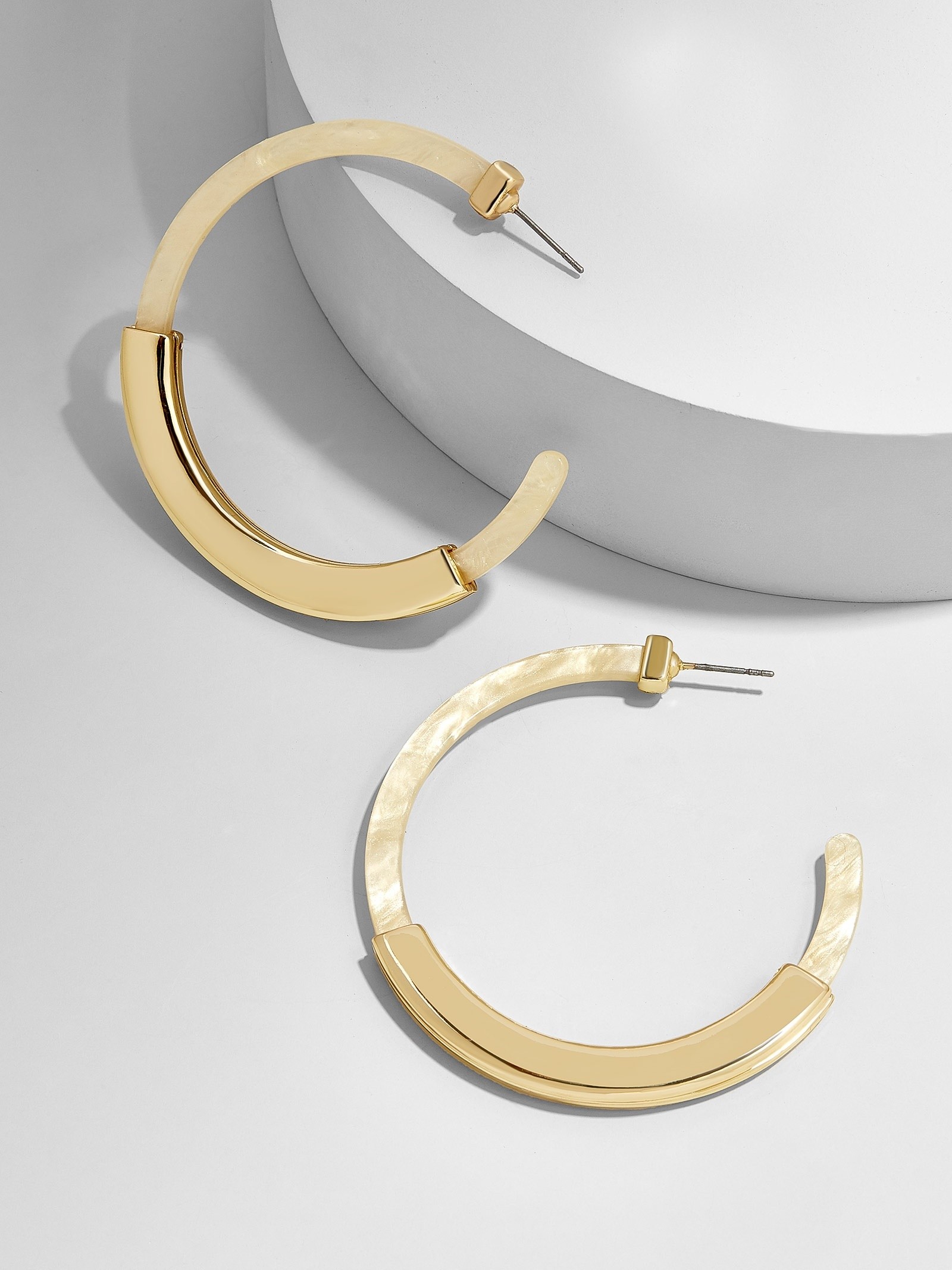 Tassiana Resin Hoop Earrings | BaubleBar (US)