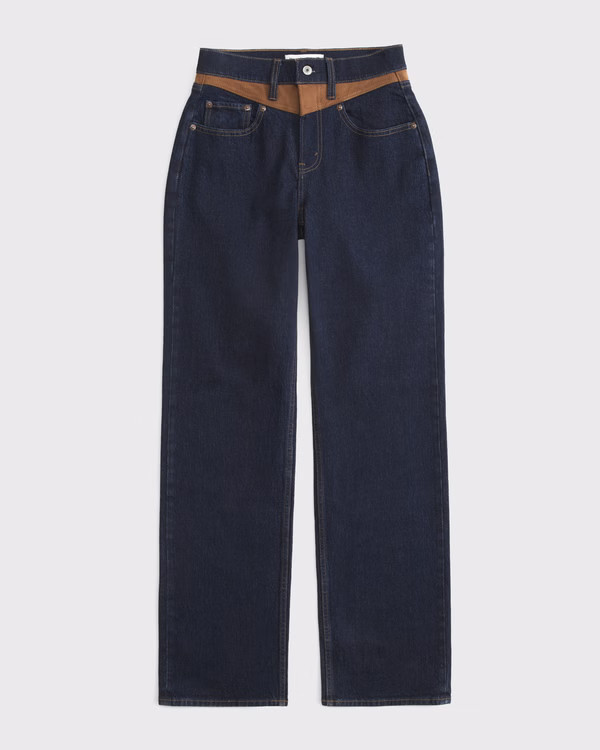 Women's Curve Love High Rise 90s Relaxed Jean | Women's Bottoms | Abercrombie.com | Abercrombie & Fitch (US)