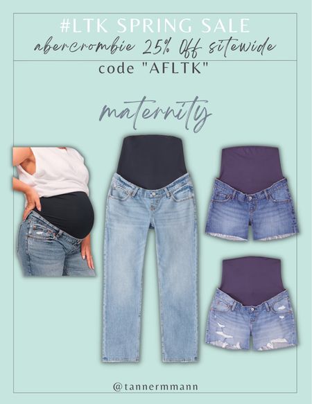 #LTKSpringSale Abercrombie 25% Off Sitewide with Code “AFLTK"
#maternity #jeans 

#LTKSale #LTKbump