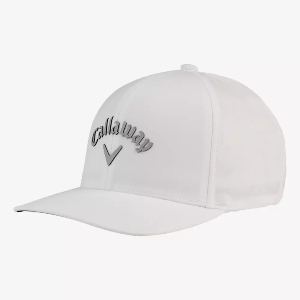 Callaway Stretch Fit Fitted Hat, White, L/XL | PGA TOUR Superstore