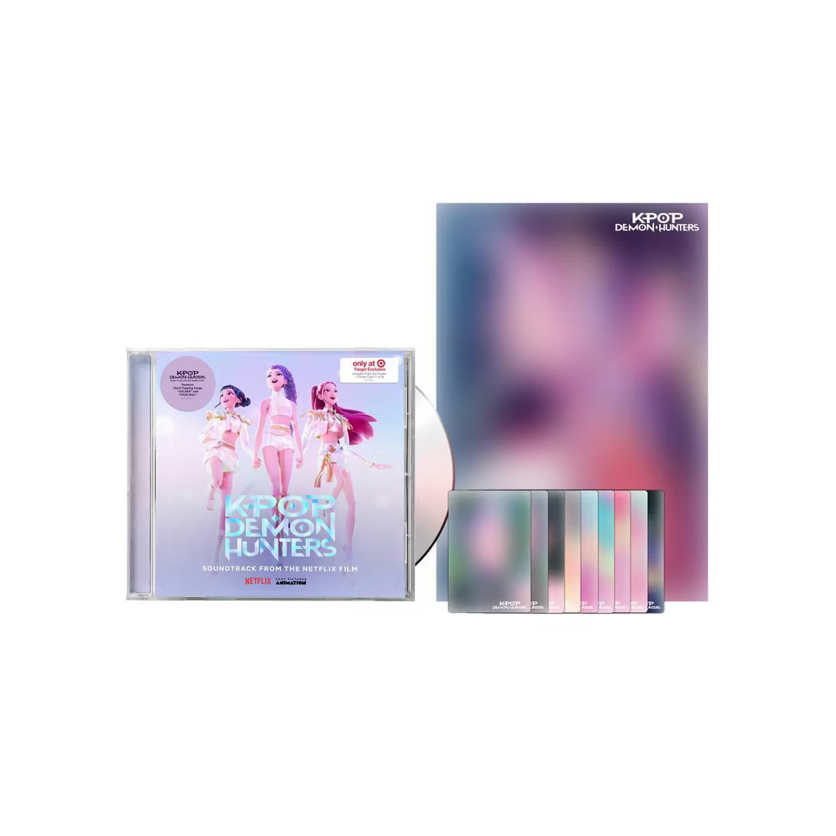 KPop Demon Hunters Cast, HUNTR/X, Saja Boys - (Soundtrack from the Netflix Film) (Target Exclusiv... | Target