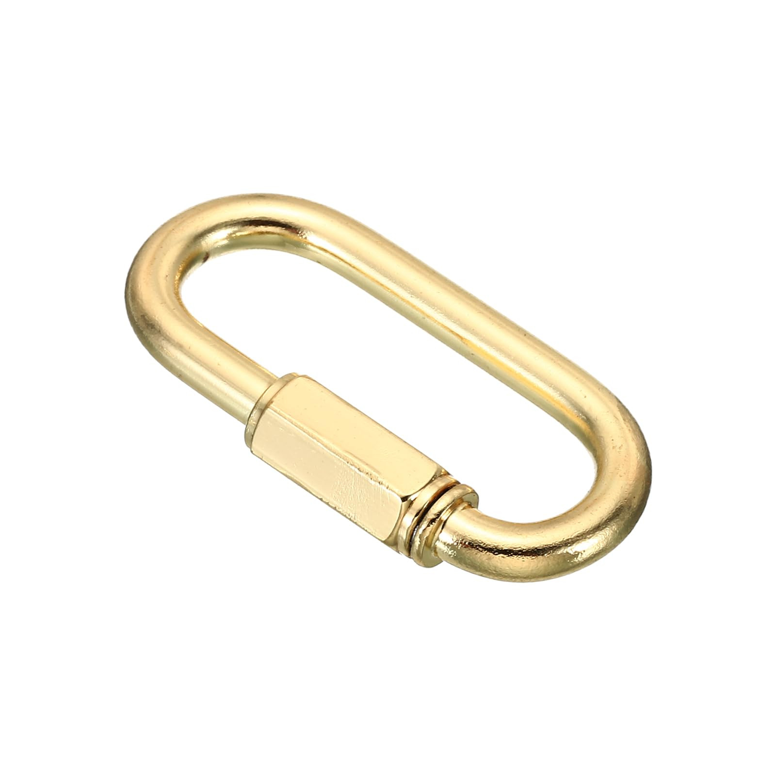 PATIKIL 5mm Copper Chain Quick Links, Screw Locking Chain Connector Oval Snap in Ring Hook Clips ... | Amazon (US)