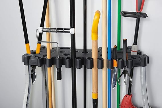 Rubbermaid Garage Tool Tower Rack, Easy to Assemble, Wheeled, Organizes up to 40 Long-Handled Too... | Amazon (US)