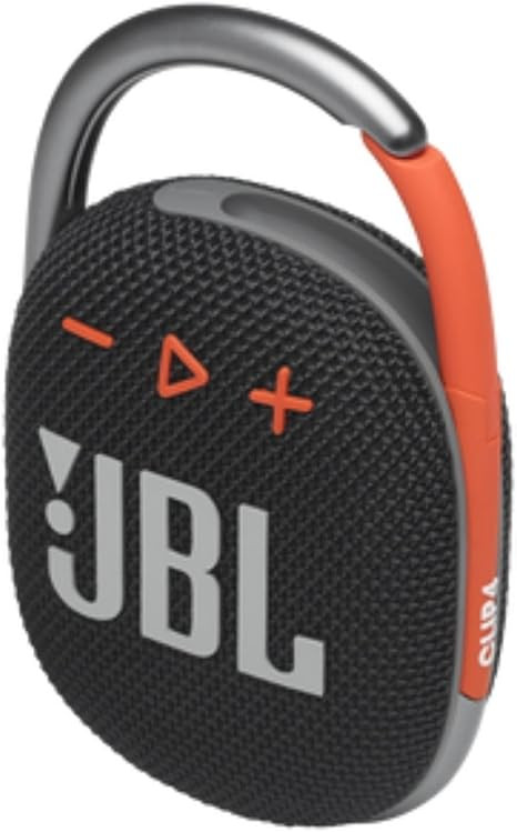 JBL Clip 4, Black/Orange - Portable Bluetooth 5.1 Speaker - Up to 10 Hours of Play - Waterproof &... | Amazon (US)
