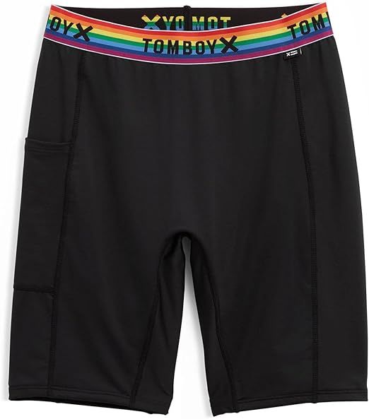 TomboyX Swim 9" Shorts with Pocket, Bathing Suit Athletic Sports Bottom Mid-Rise Trunks, UPF 50 S... | Amazon (US)
