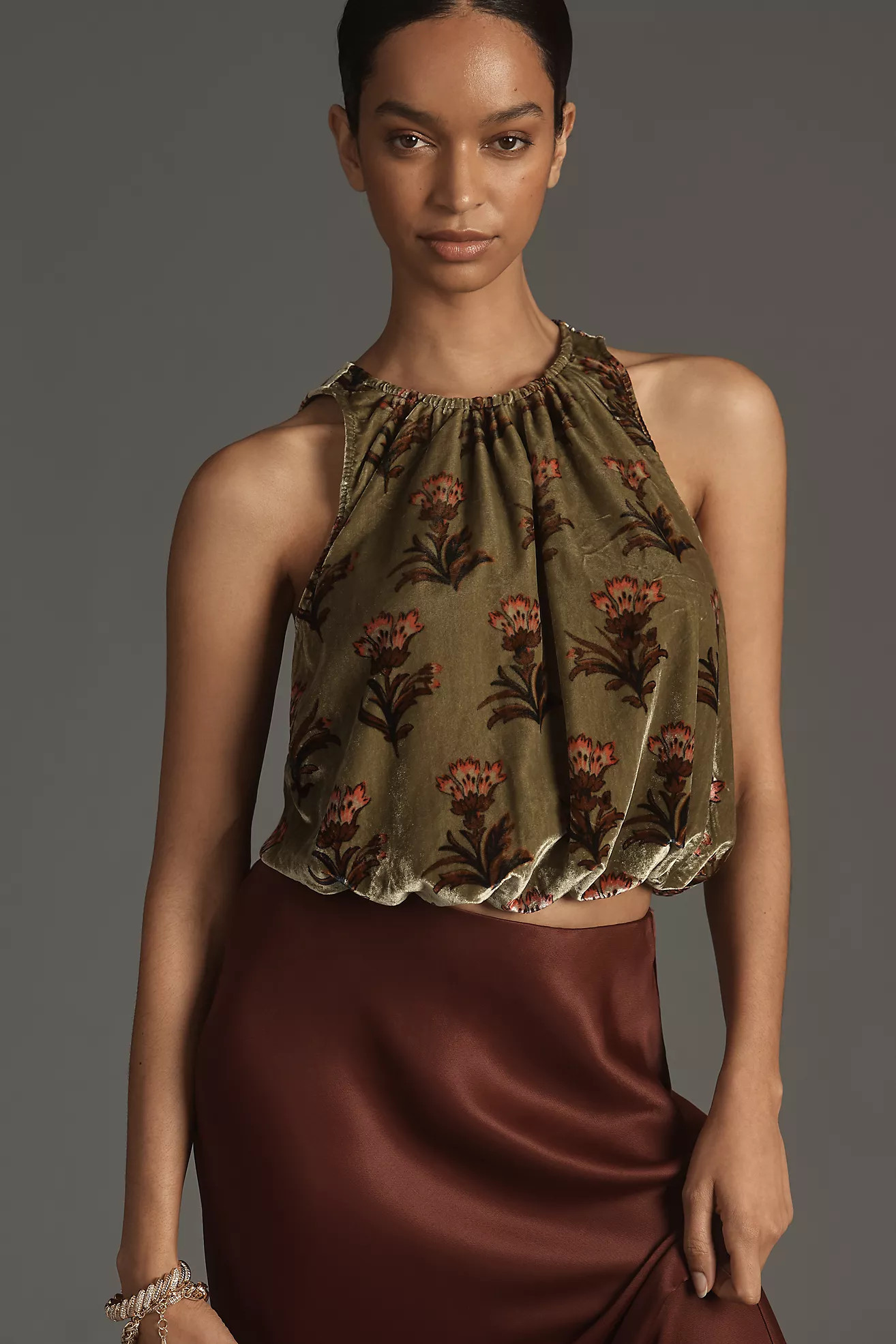 By Anthropologie Velvet Bubble Tank | Anthropologie (US)