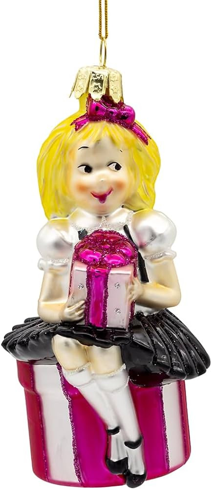 Kurt Adler 4.75-Inch Glass Eloise Ornament | Amazon (US)