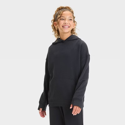 Girls' Fleece Hoodie Sweatshirt - All In Motion™ | Target