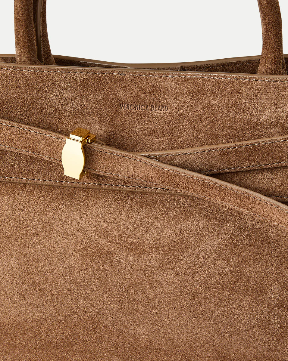 Dash Suede Bag in Bark | Veronica Beard | Veronica Beard