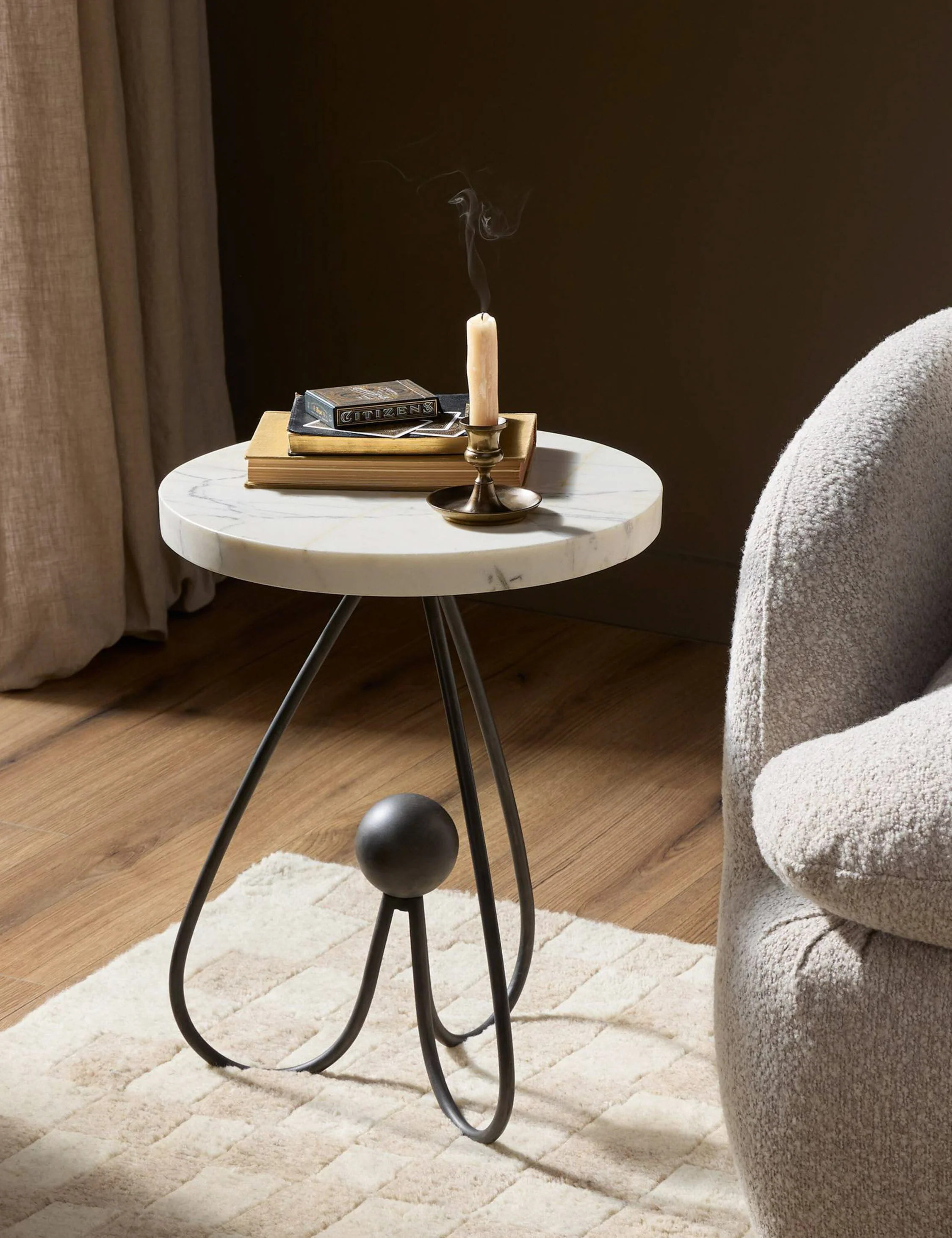 Vanetta Round Side Table | Lulu and Georgia 