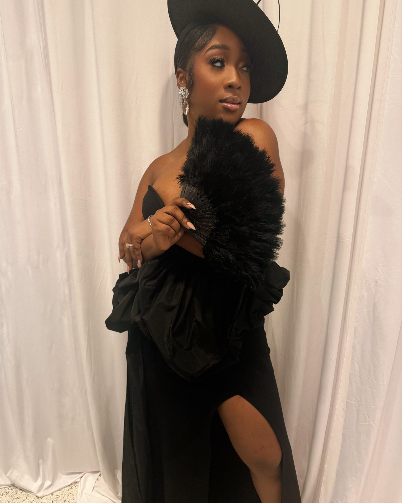 The vibe was called black…did I nail it? 

Dress from ASOS but ordered in 2023 so no longer available 