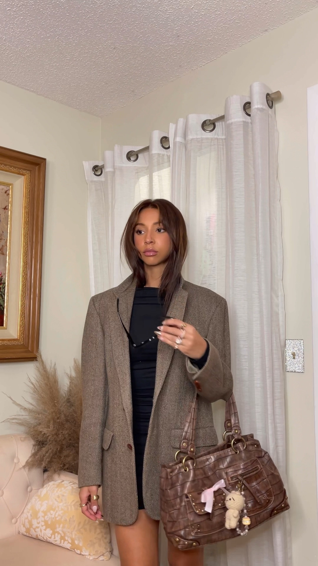 chic going out outfit idea 🍸🖤🎞️  (almost everything is old or thrifted so I linked  similar!)

#LTKStyleTip