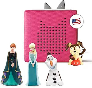 Toniebox Audio Player Starter Set with Elsa, Anna, Olaf, and Playtime Puppy - Listen, Learn, and ... | Amazon (US)