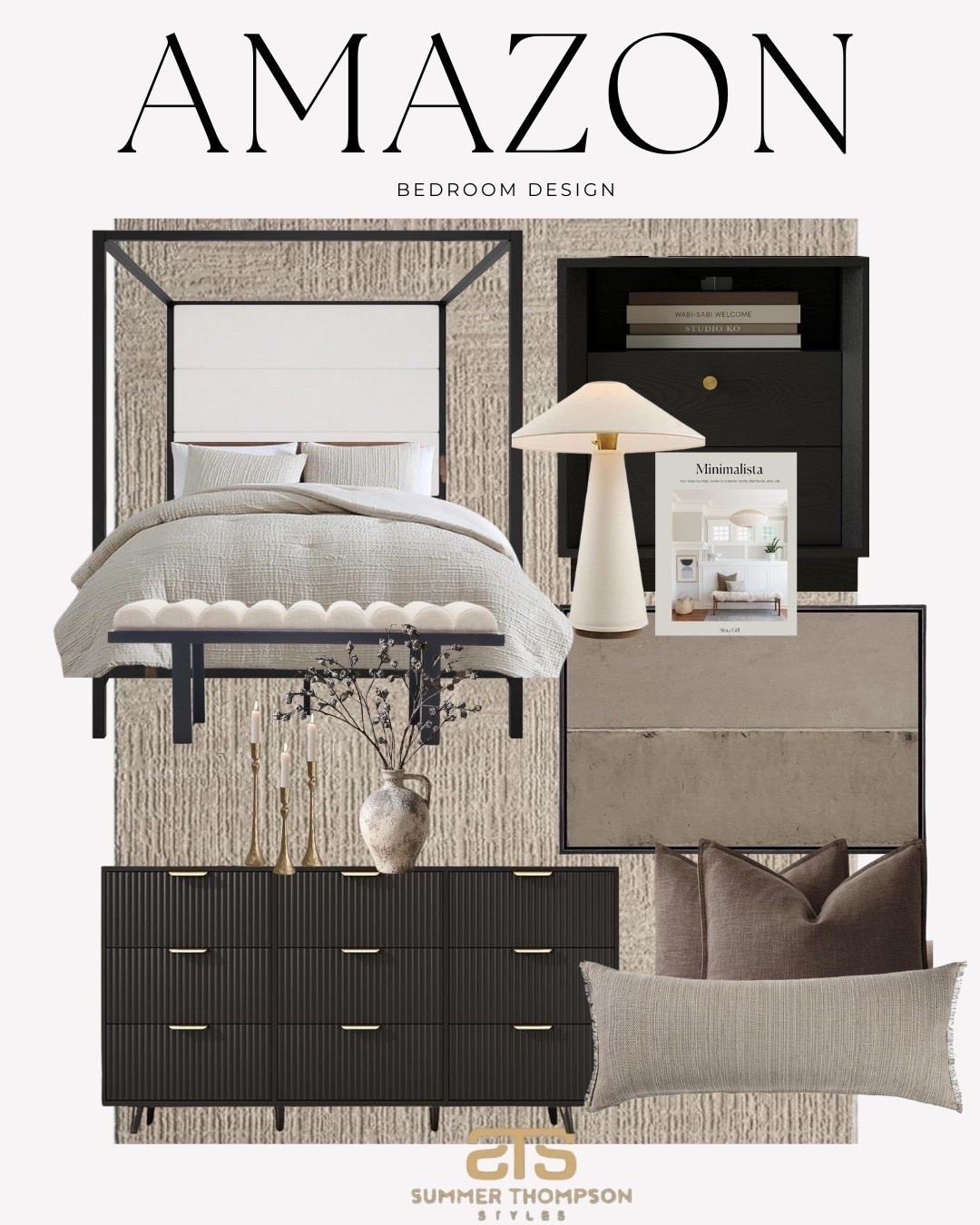 Bringing modern minimalism to life with this neutral Amazon bedroom design 🖤 Every piece was chosen to feel cozy, timeless, and effortless. 

#AmazonHome
#AmazonBedroom
#NeutralHomeDecor
#BedroomDesign
#ModernBedroom
#HomeDecorIdeas
#AffordableHomeDecor
#MinimalistBedroom
#NeutralBedroom
#BedroomMakeover

#LTKFindsUnder100 #LTKHome #LTKFindsUnder50