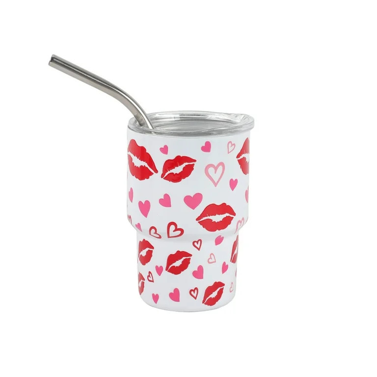 Cook with Color 5oz Valentine’s Day Tumbler, Kiss | Walmart (US)