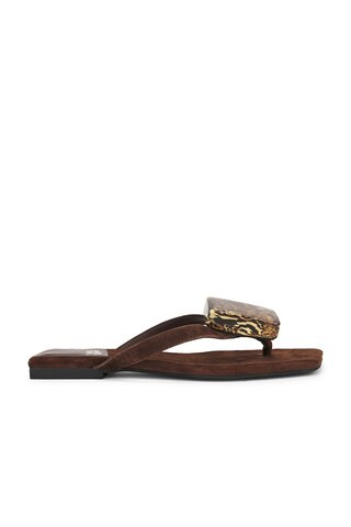 Jeffrey Campbell Tyla Sandal in Brown Suede from Revolve.com | Revolve Clothing (Global)