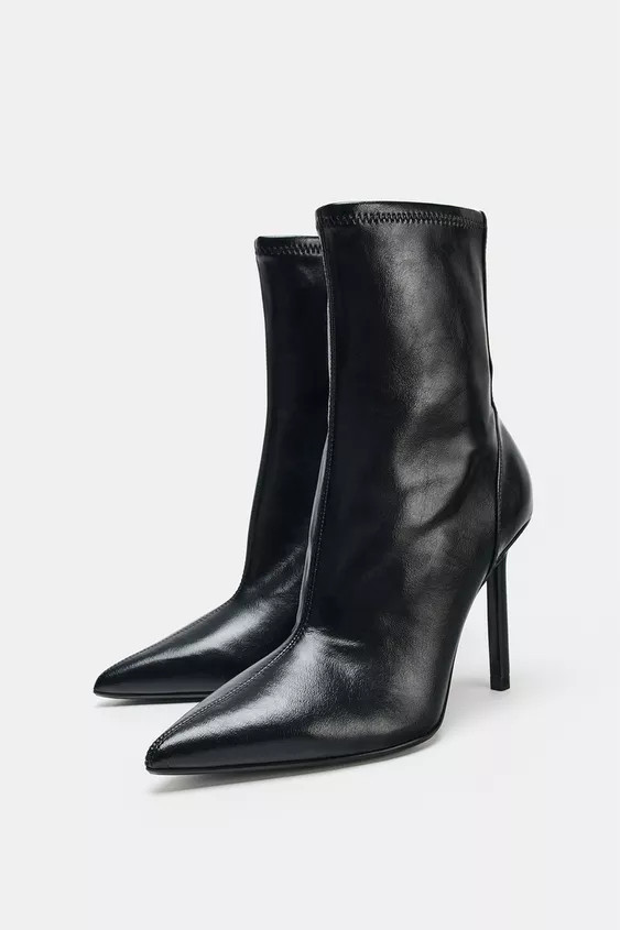 STIEFELETTE MIT SCHMALEM ABSATZ | Zara DE