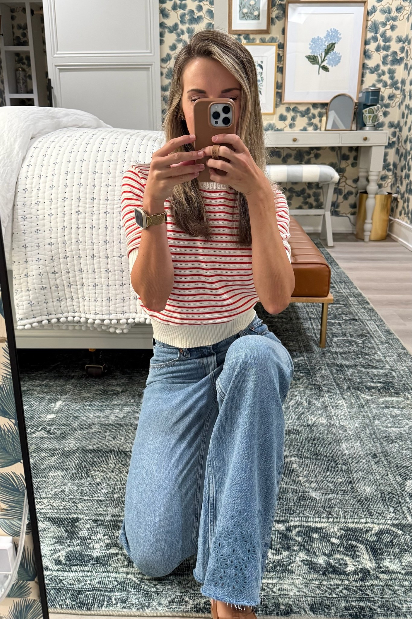 Just got these jeans and I love them!! The little details at the hem are so cute.

#LTKStyleTip