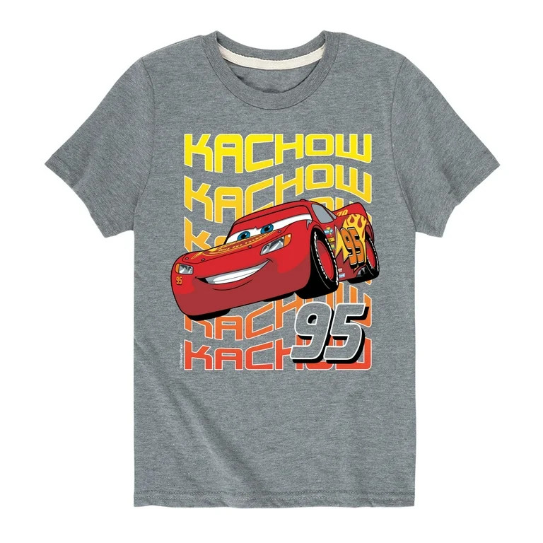 Disney's Cars - KACHOW 95 - Toddler And Youth Short Sleeve Graphic T-Shirt | Walmart (US)
