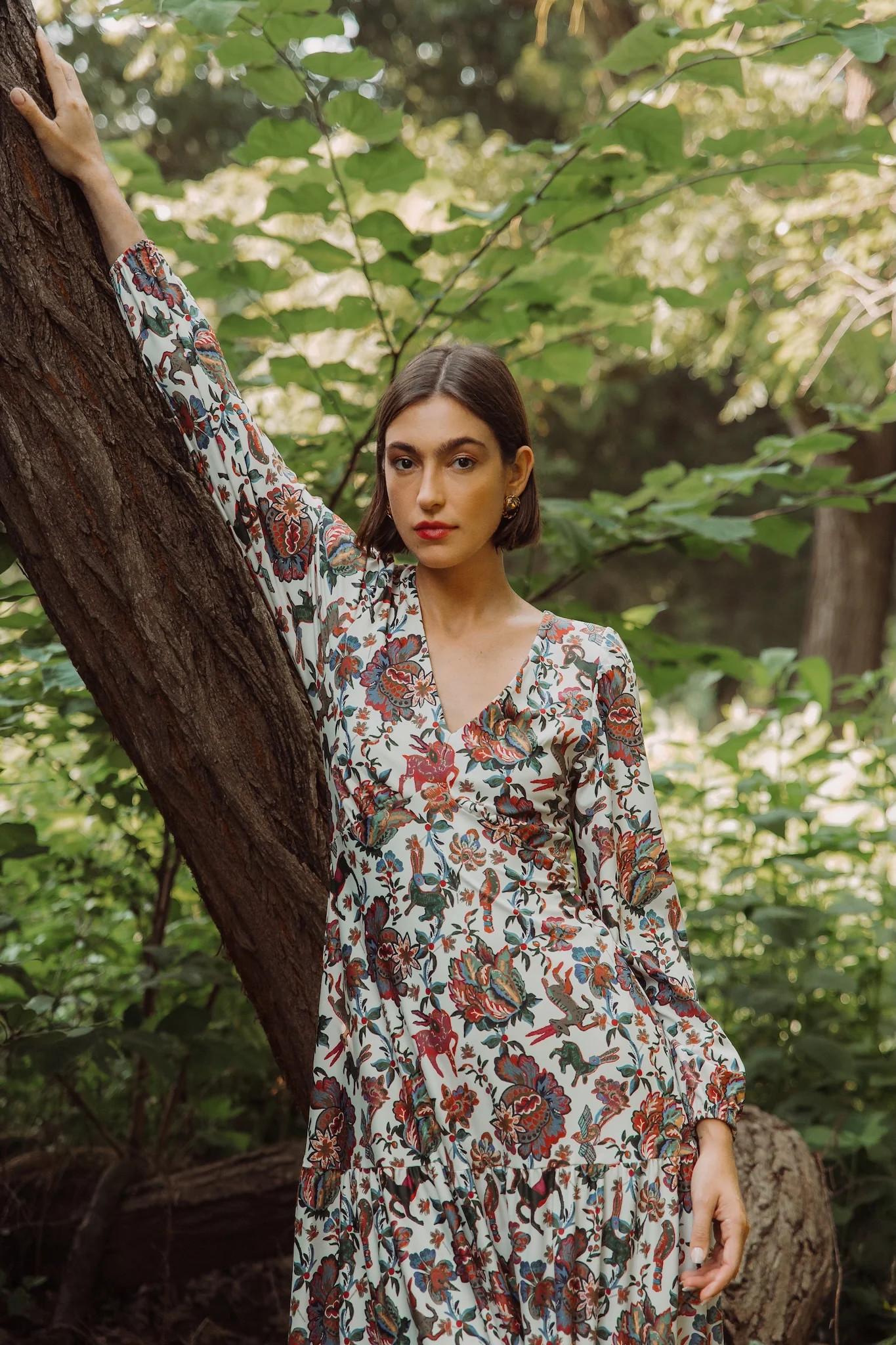 The LA Dress - Woodland Flora | Smith and Quinn