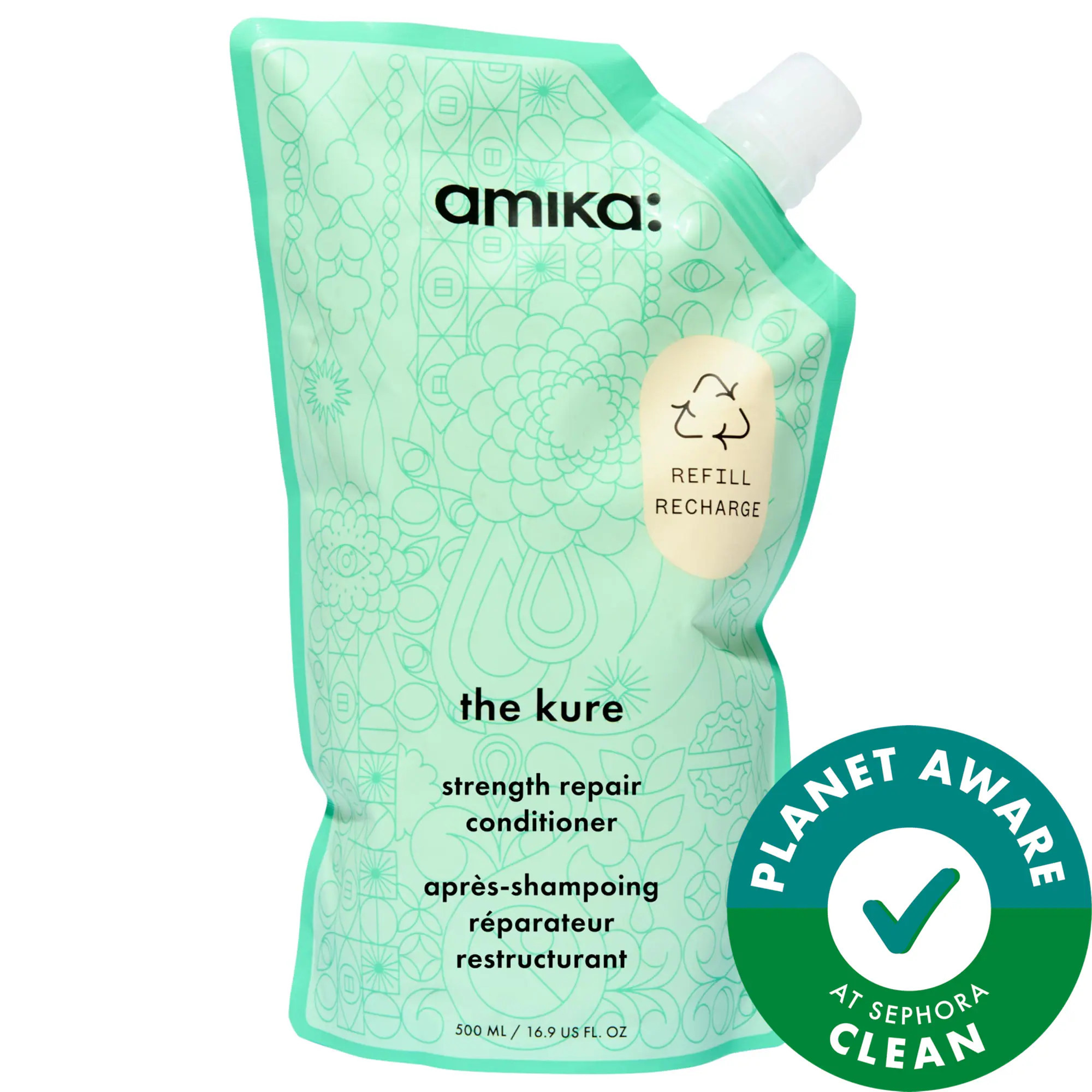 amika The Kure Strength Repair Conditioner​ 16.9 oz / 500 mL | Sephora (US)