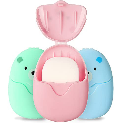 BAIKAFU 3 Boxes (150 sheets) Soap Paper Sheets Portable Disposable Travel Scented Bath Slice Sheet Foaming Paper Soap Confetti Slide Flakes for Travel, Hand Soap, Indoor, Outdoor, Camping Hiking. | Amazon (US)