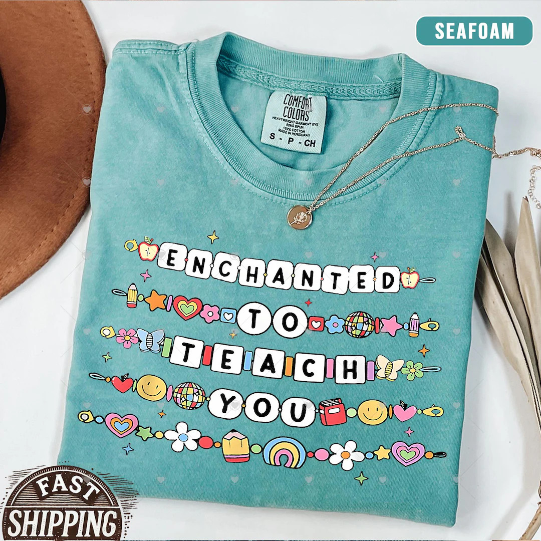 Teacher Shirt, Teacher Comfort Colors® Shirt, Teacher Friendship Bracelet Shirt,teacher Apprecia... | Etsy (US)