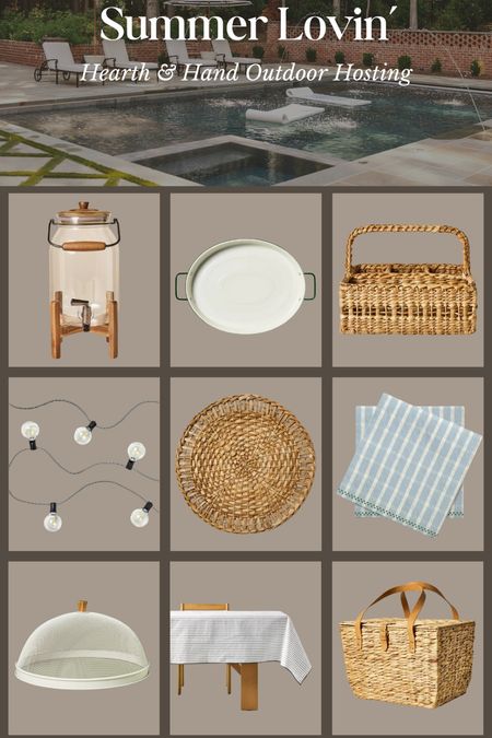 My picks from the latest Hearth & Hand summer collection at Target -  all the essentials for an outdoor dinner party 🫶🏻

#LTKSeasonal #LTKfindsunder50 #LTKhome