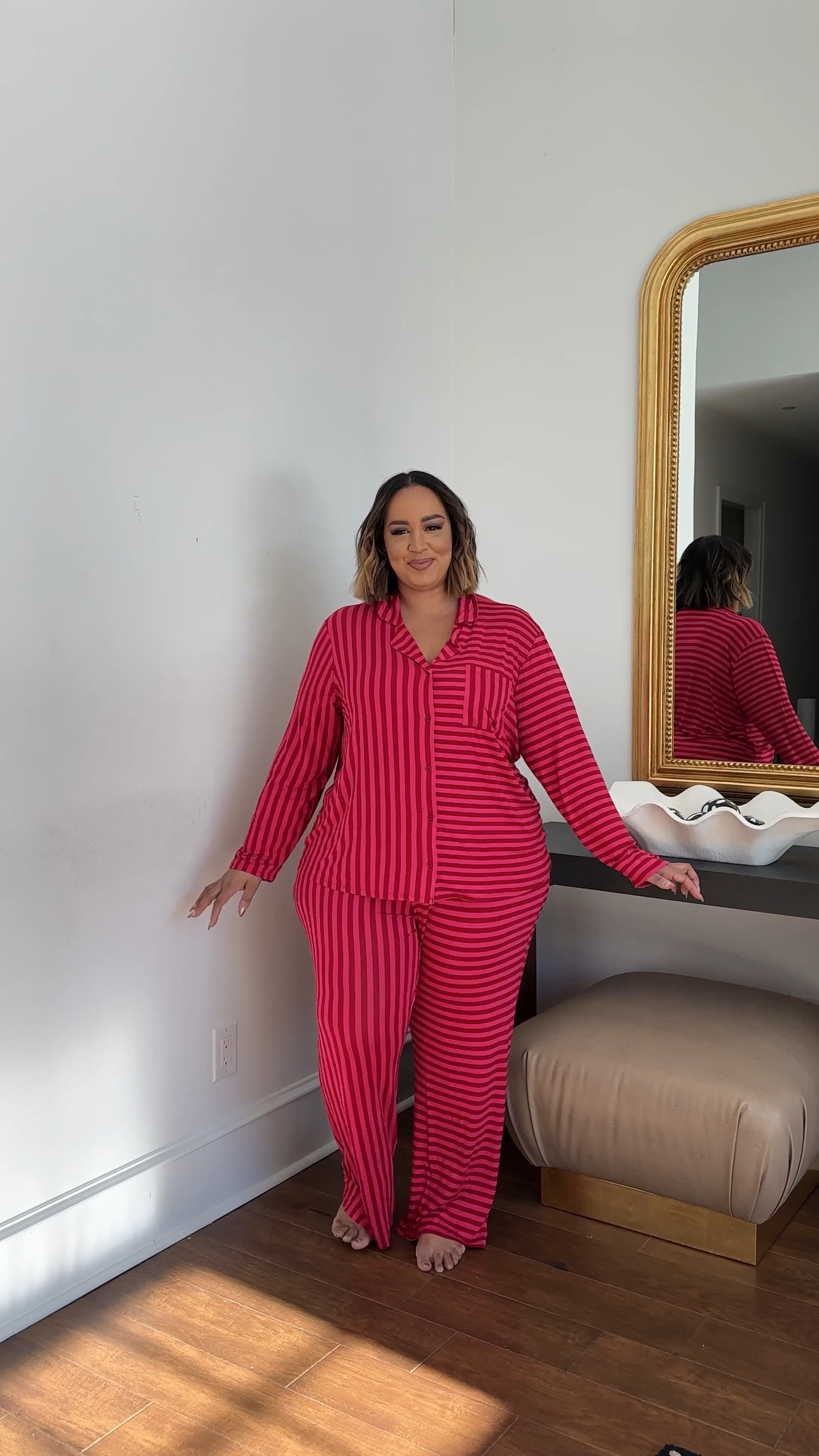 Perfect dress for galantines or a valentines date! Im wearing the 3X in the dress and 2X in pajamas 

#LTKstyletip #LTKVideo #LTKplussize