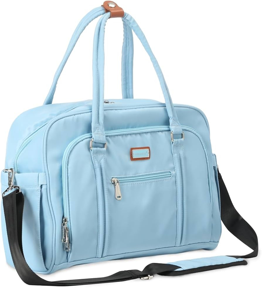 WelaVila Diaper Bag Messenger, Stylish Baby Bags with Changing Pad & Insulated Pockets for Mom & ... | Amazon (US)