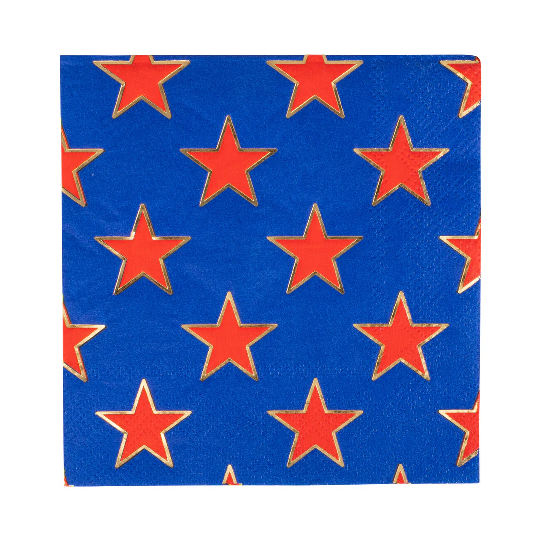 Gold Star Cocktail Napkin | My Mind's Eye