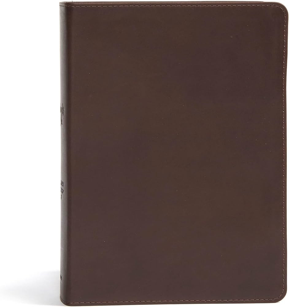 CSB She Reads Truth Bible, Brown Genuine Leather, Indexed, Black Letter, Full-Color Design, Wide ... | Amazon (US)