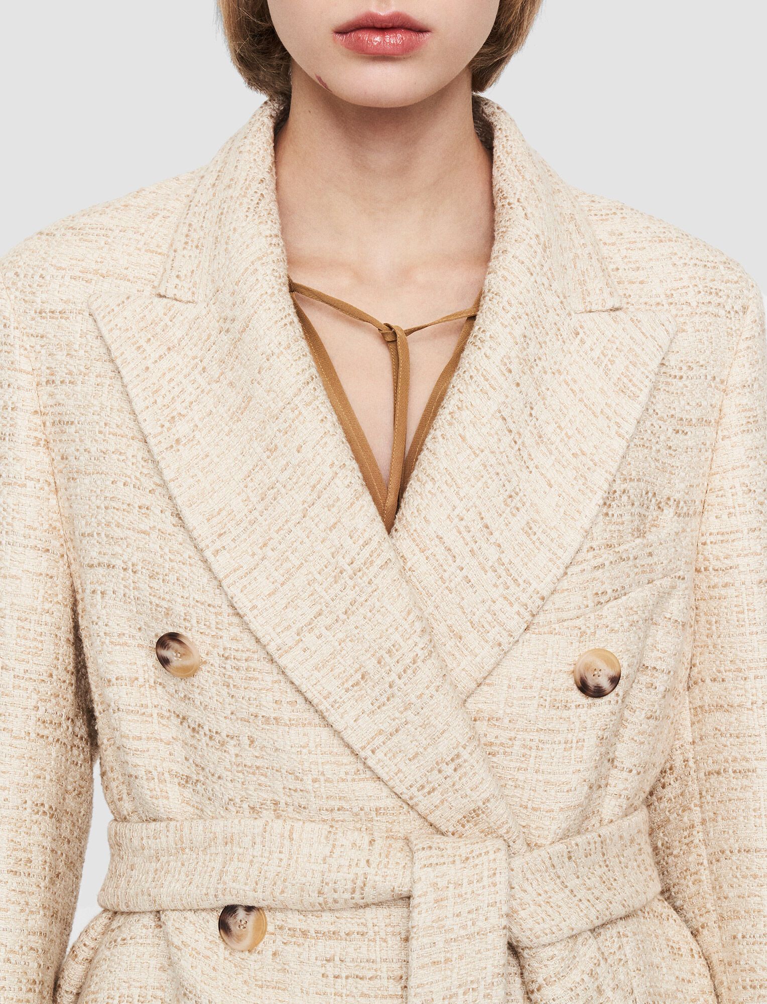 Melange Tweed Cornwall Coat | Joseph