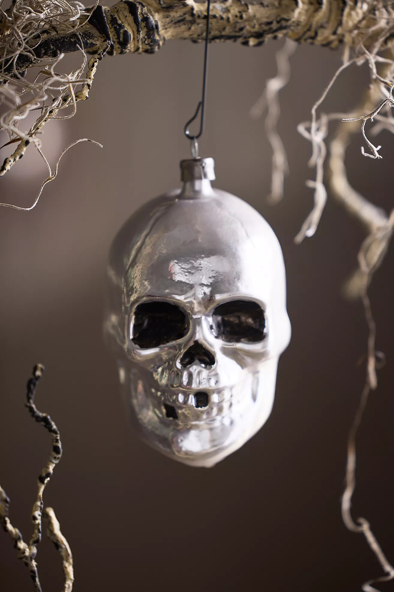 Skull Glass Ornament | Anthropologie (US)