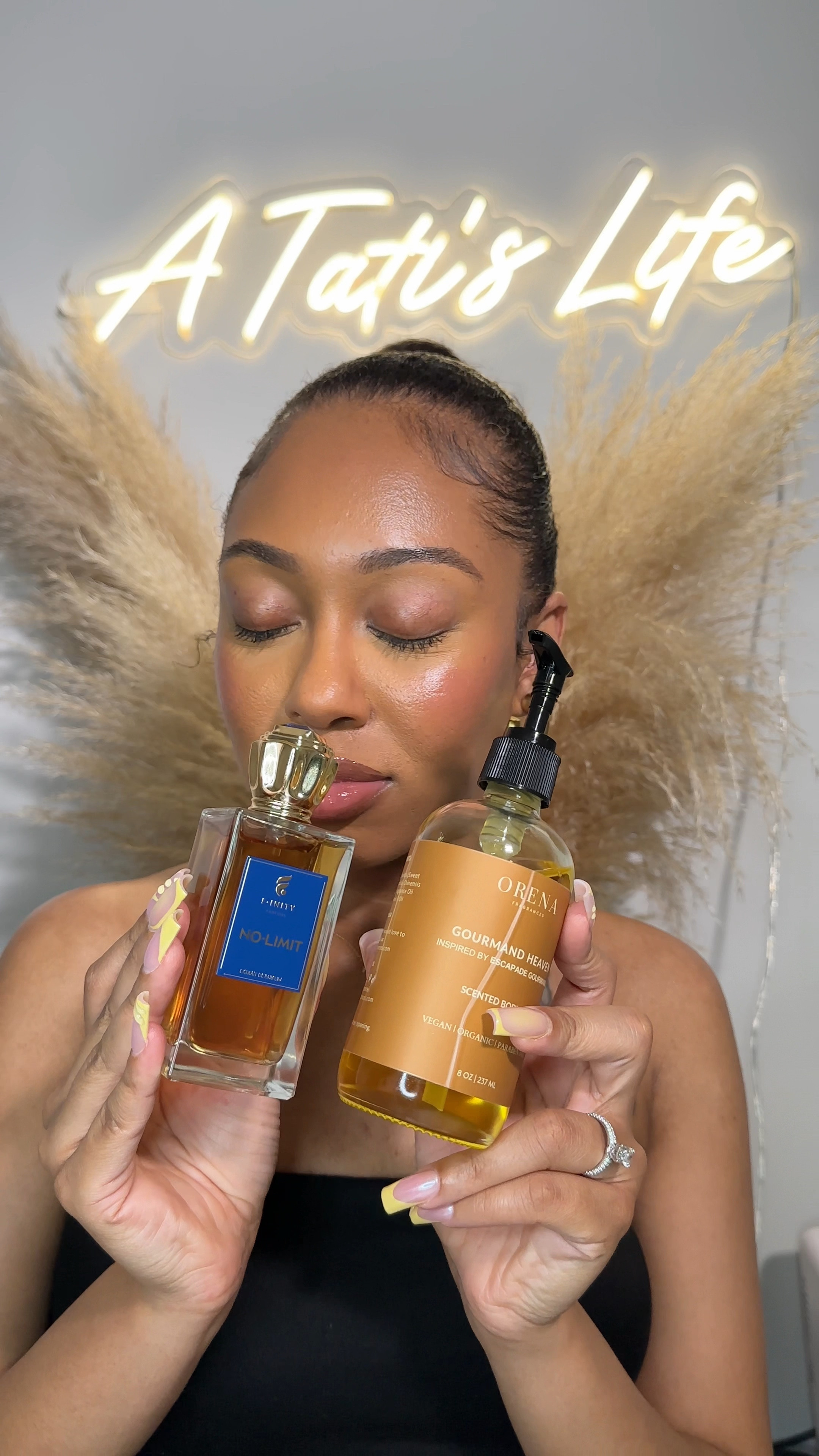 A few of my current favorite layering combos!

- Angel soirée x BSB Cloud 9
- No limit x Orena Fragrances Gourmand Heaven
- Khair Pistachio x Orena Fragrances Classic Vanilla

#LTKFindsUnder100 #LTKVideo