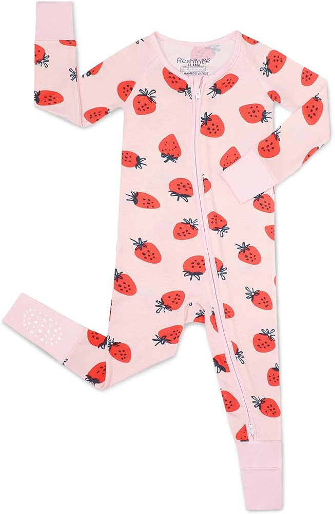 Viscose Derived from Bamboo Baby Footie Pajamas Convertible Newborn Sleeper for Baby Girl Zipper ... | Amazon (US)