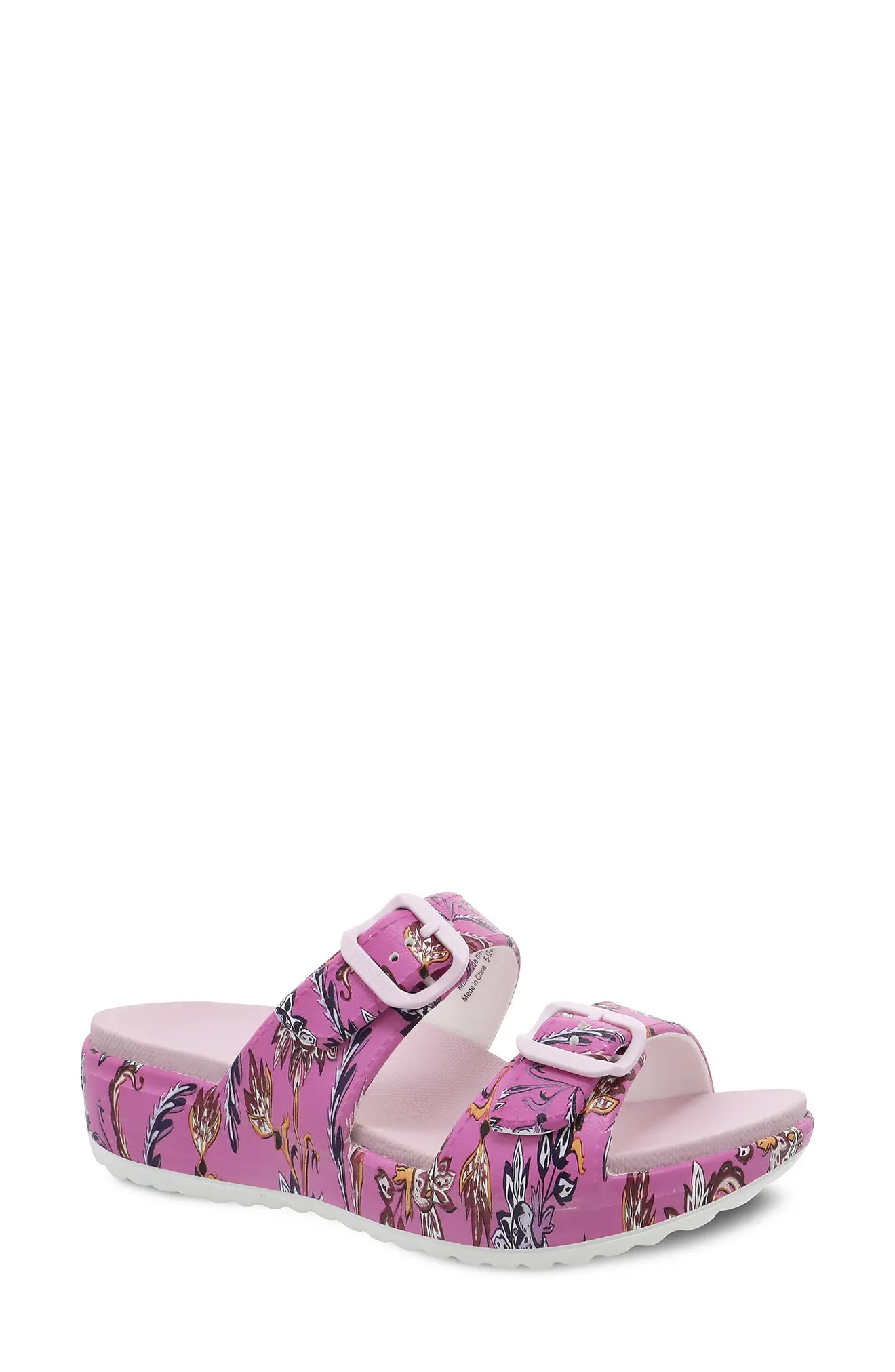 Dansko Kandi Slide Sandal in Paisley Floral Molded at Nordstrom, Size 10.5-11Us | Nordstrom