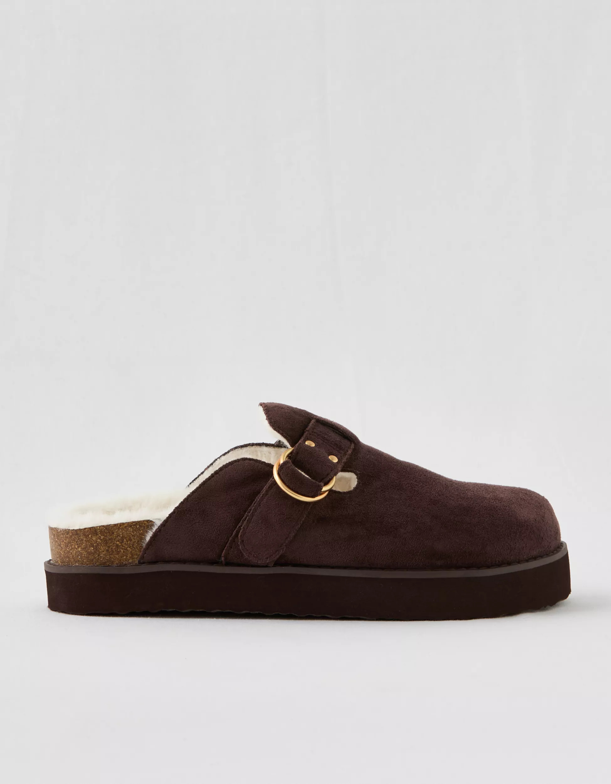 Aerie Suede Platfrom Clogs | Aerie