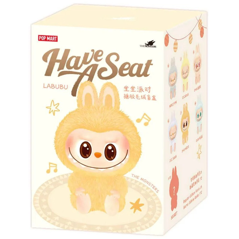 Pop Mart The Monsters (Labubu) Have A Seat Vinyl Plush Blind Box V2 (1 Blind Box) - Walmart.com | Walmart (US)
