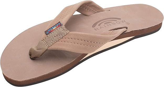 Rainbow Sandals Women's Single Layer Premier Leather Sandal | Amazon (US)