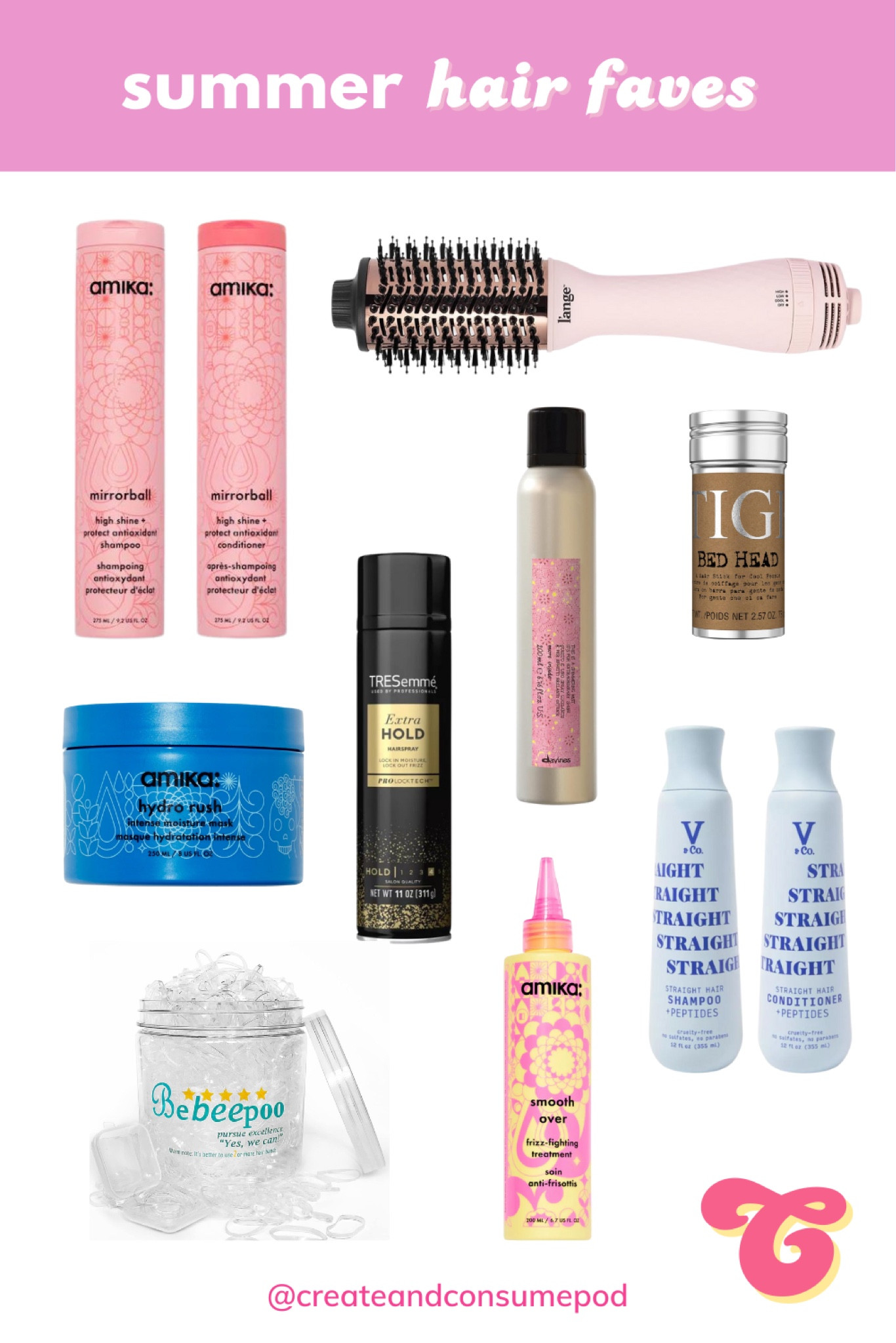 In my latest podcast episode, I’m sharing my summer beauty favorites. From shine enhancing shampoos to smoothing styling products this summer is the summer of hairstyles  

You can listen to episode 4 of Create & Consume podcast on Apple, Spotify or Amazon now. 

#LTKFindsUnder50 #LTKBeauty