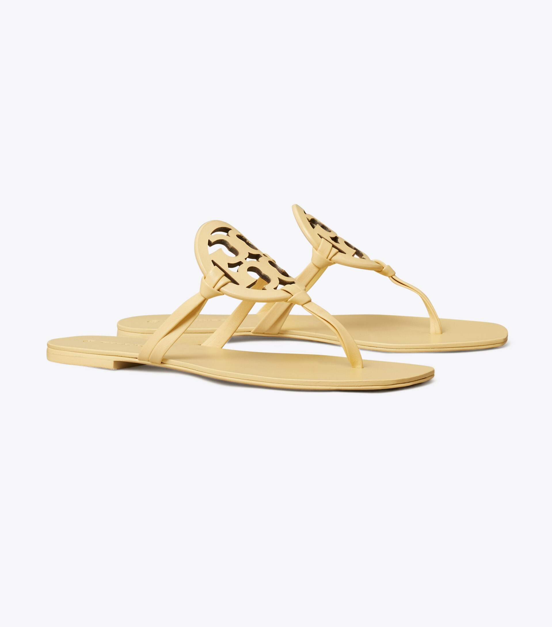 Miller Square-Toe Sandal, Leather | Tory Burch (US)
