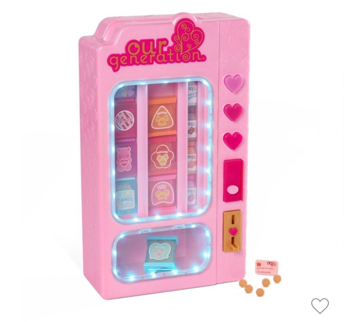 Our generation vending machine is back in stock and on sale !!! Multiple accesories, lights and sounds ! 🎁💝

#ourgeneration #vendingmachine #girlsgiftguide

#LTKHoliday #LTKKids #LTKFamily